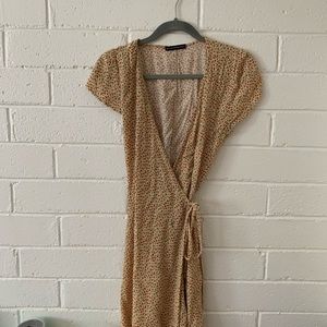 Brandy Melville Floral Wrap Dress